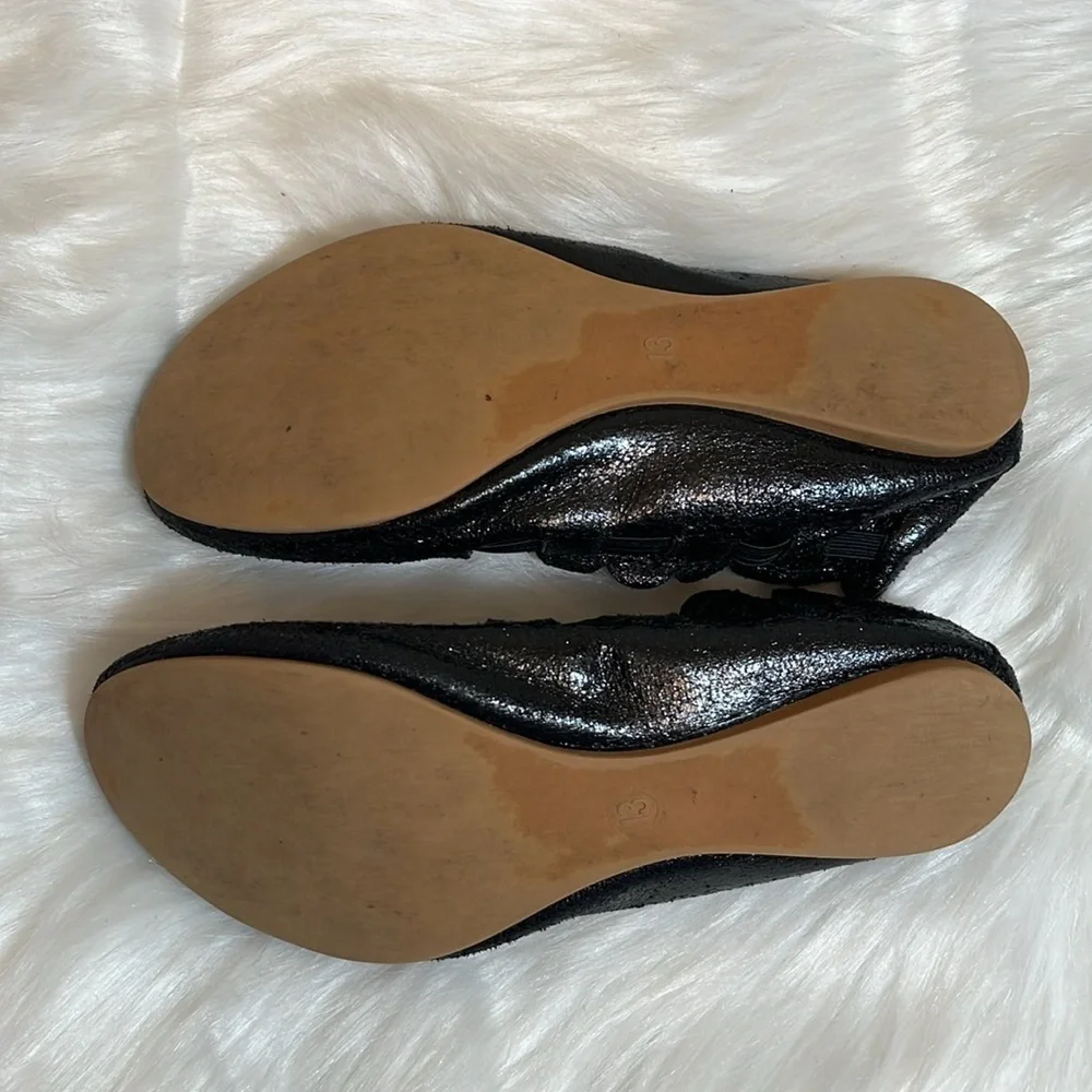 Tucker + Tate Black Flats Girl Dress Shoes